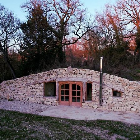 Maison Terre Les Cabanes De Fallot - Sauna Bain-Froid Piscine Naturelle L'isle-Bouzon ภายนอก รูปภาพ